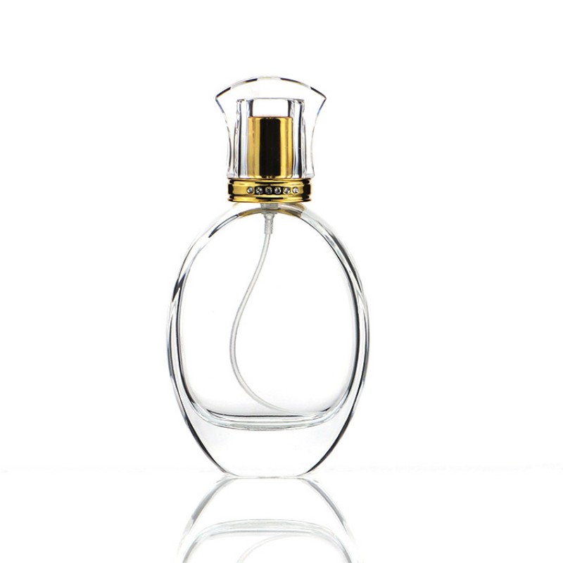 Supplier round 50ml fashion perfume glass bottle packaging customize  logo  (3)