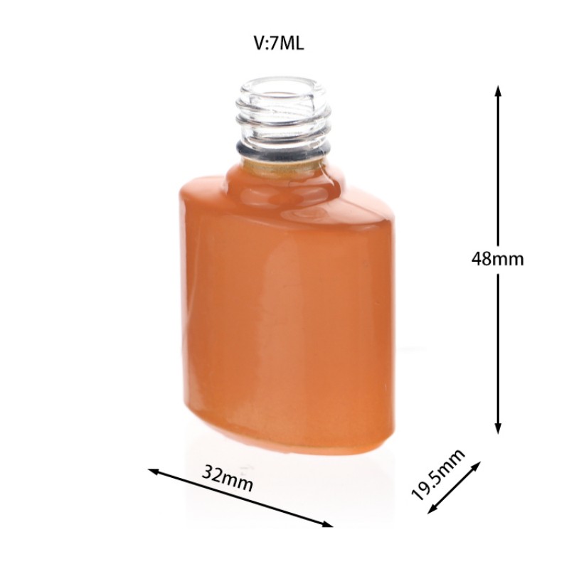 Wholesale 7ml Glass car diffuser bottles pendent with wooden caps  (1)