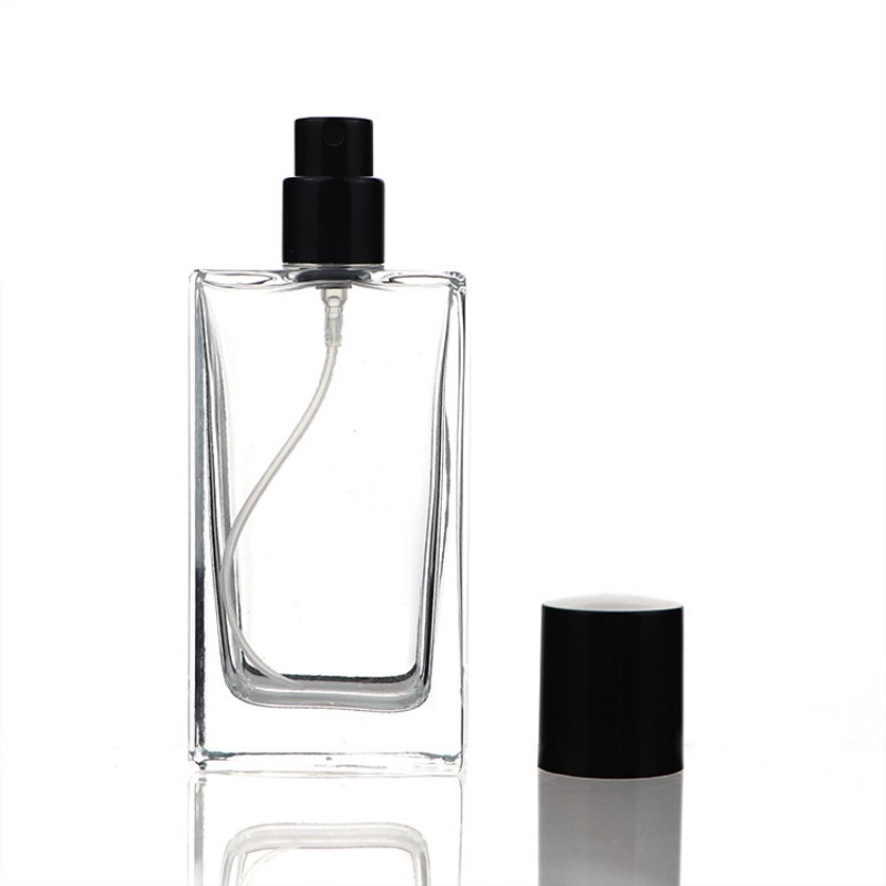 empty 50ml 95ml refillable glass perfume bottles with spray atomizer (3)
